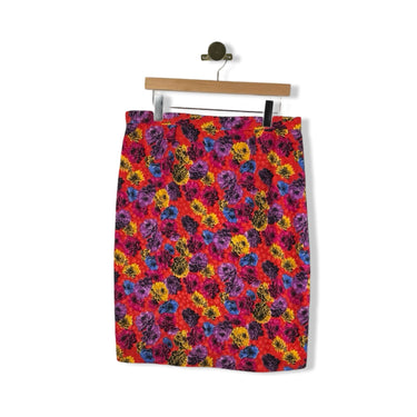 Vintage Floral Blazer Skirt Set