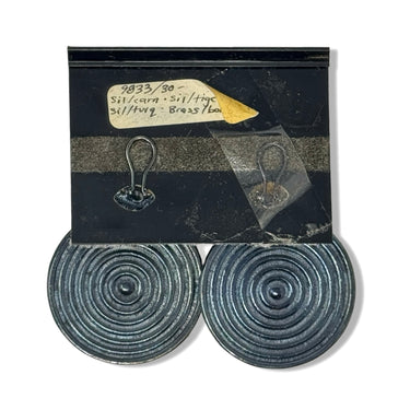 Vintage R.J. Graziano Stone Spiral Drop Earring