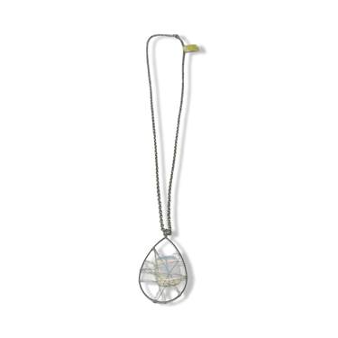 R.J. Graziano Wired Tear Drop Pendant Necklace