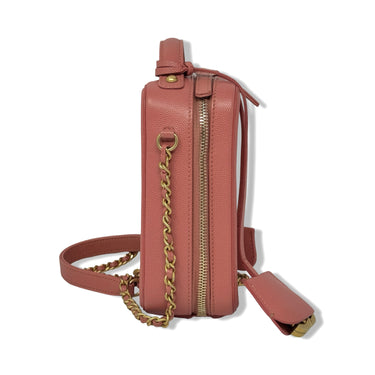 Chanel Caviar Quilted Filigree North South Vanity Case