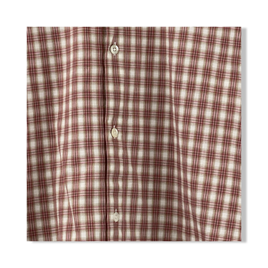 Billy Reid Small Plaid Long Sleeve Buttoned Shirt