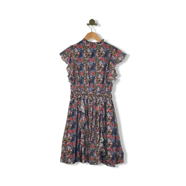 Shoshanna Flutter Sleeve Floral Dress