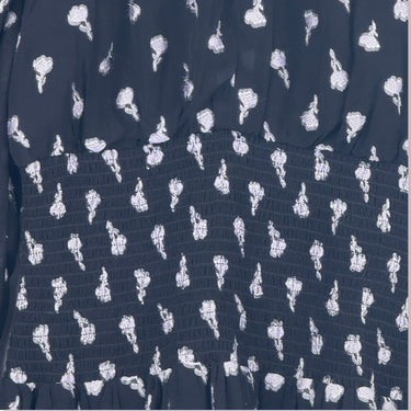 Shoshanna Floral Smocked Long Sleeve Dress