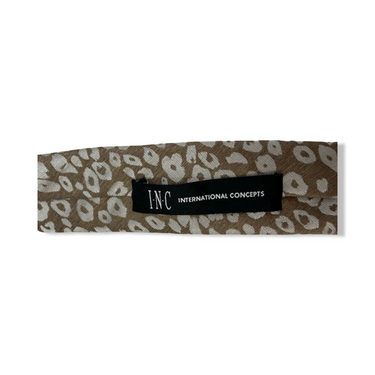INC International Concepts Leopard Print Tie
