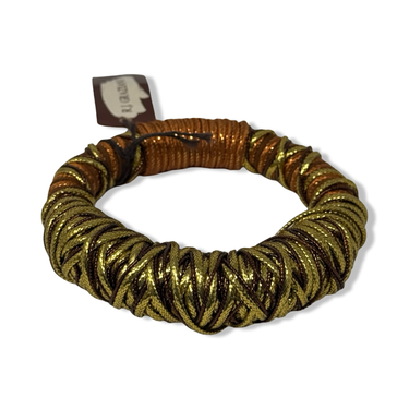 Vintage R.J. Graziano Metallic Rope Wrap Bracelet