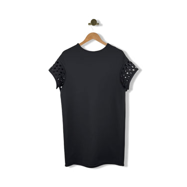Cynthia Rowley Eyelet Scuba Shirt Dress