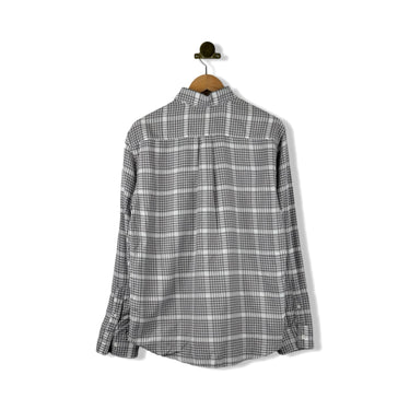 Billy Reid Plaid Striped Button Up Shirt