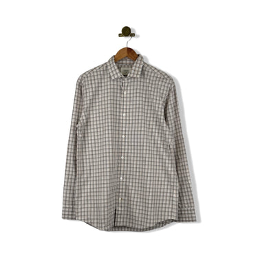 Billy Reid Windowpane Plaid Hutcheson Sport Shirt