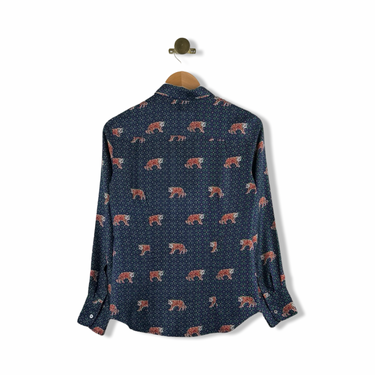 J. Crew Silk Pajama Blouse