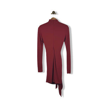 Cinq a Sept Mock Neck Tie Dress