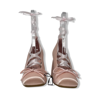 Cider Ballet Satin Bow Mary-Jane Heel