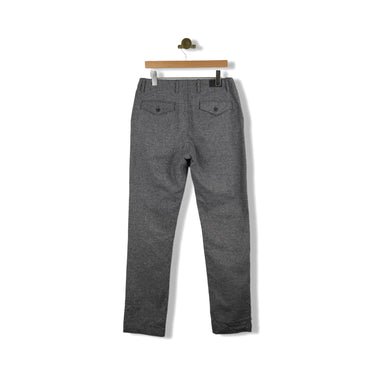 Billy Reid Straight Fit Cotton Blend Trousers