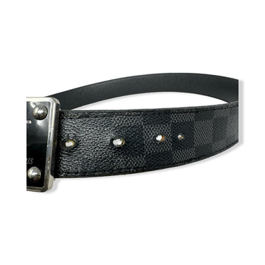 Louis Vuitton Damier Graphite Inventeur Belt