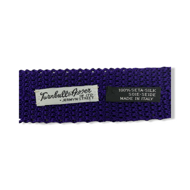 Vintage Turnbull & Asser Silk Knit Tie