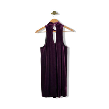 Lulus Sweet Song Velvet Swing Dress
