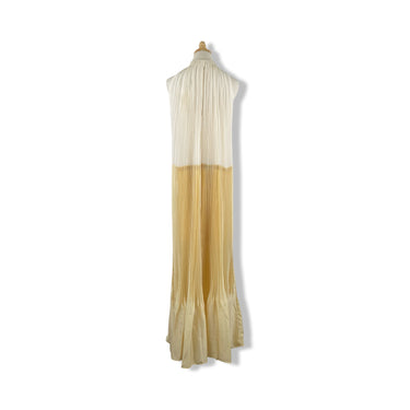 COS Plisse Halterneck Maxi Dress