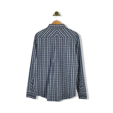 Billy Reid Carbon Plaid Pickwick Shirt