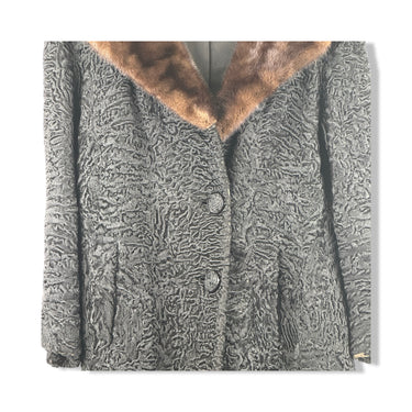 Vintage Schiaparelli Swakara Fur Coat
