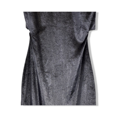 Area Stars Metallic Open Back Midi Dress