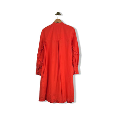 MSGM Ruffle Trim Shirt Dress