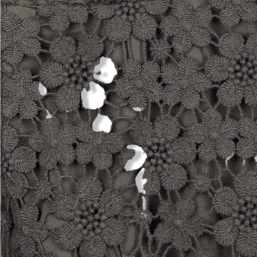 Shoshanna Short Sleeve Floral Embroidered Lace Dress