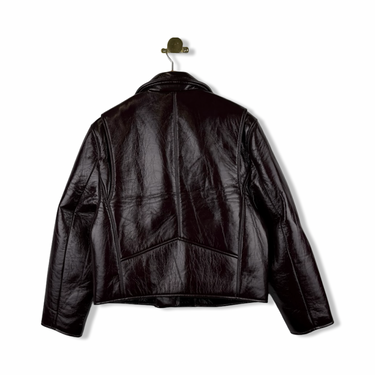 BLANKNYC Patent Vegan Leather Moto Jacket