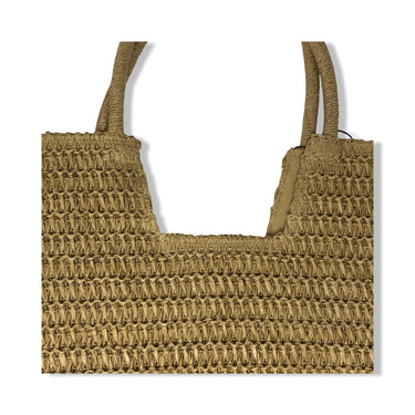 Housing Works Tan Straw Bag