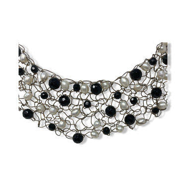Wired Pearl Choker Necklace