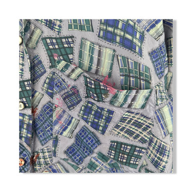 Vintage Street Styles by Elizabeth Paint Splattered Distressed Button Down