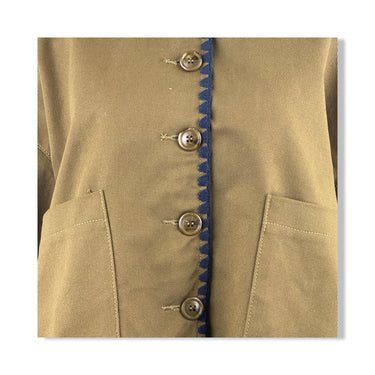 Raisonnel Contrast Stitch Collar Jacket