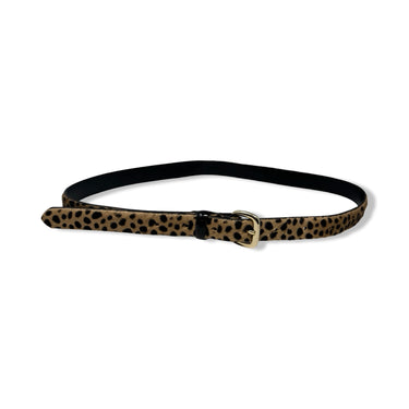 J.Crew Cheetah Print Calf Hair Belt