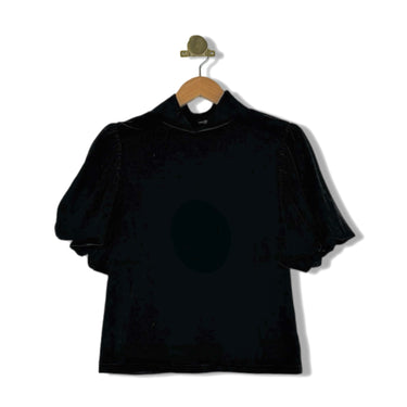 Area Stars Velvet Mock Neck Top