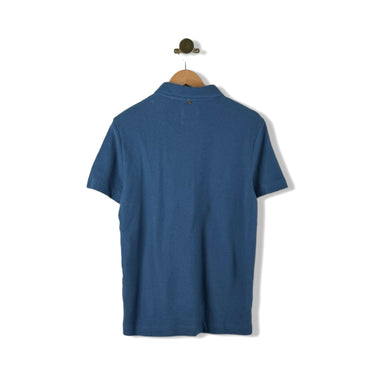Billy Reid Hemp Cotton Twill Polo Shirt