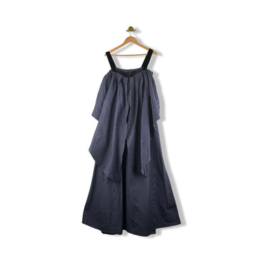 Cold Shoulder Overlay Gown