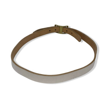 C.S. Simko Square Buckle Leather Belt