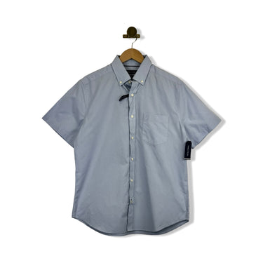 Nautica Wrinkle Resistant Plaid Button Up Shirt