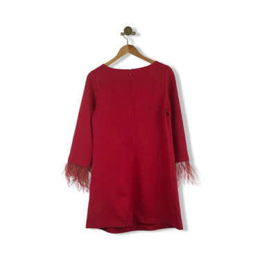 Draper James Feathered Shift Dress