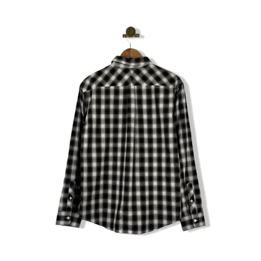 Billy Reid Shadow Plaid Tuscumbia Buttoned Shirt