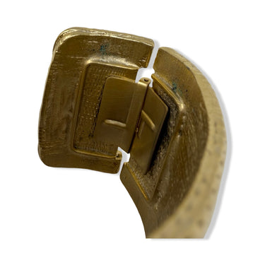 Vintage R.J. Graziano Textured Metal Cuff Bracelet