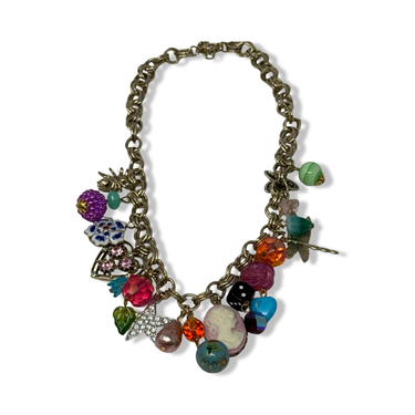 R.J. Graziano Double Cable Chain Charm Necklace