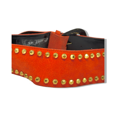 Vintage R.J. Graziano Textured Stud Suede Belt