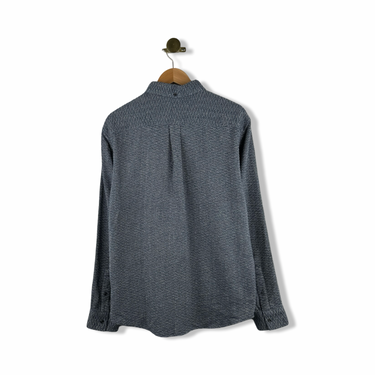 Billy Reid Zig Zag Jacquard Wilson Shirt Button Down