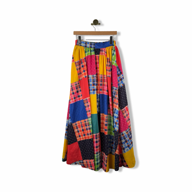 Maeve Patchwork Print Maxi Skirt