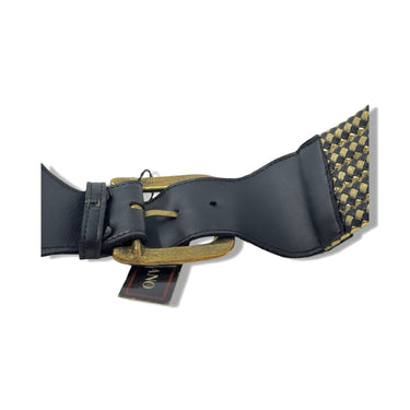 Vintage R.J. Graziano Woven Foil Belt