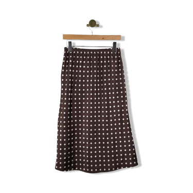 Mistyrose Polka Dot Midi Skirt