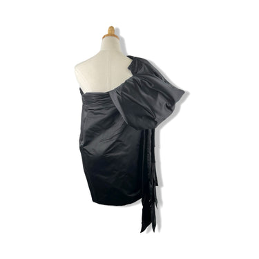 Gathered Shoulder Mini Dress