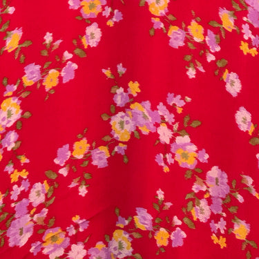 Shoshanna Floral Strapless High Low Maxi Dress
