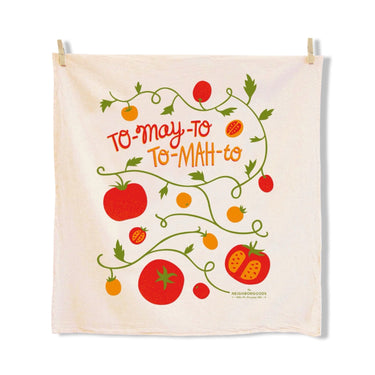The Neighborgoods Tomato Basil - Dish Towel Set of 2