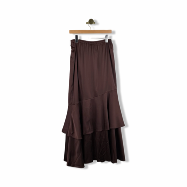 Area Stars Tiered Satin Skirt
