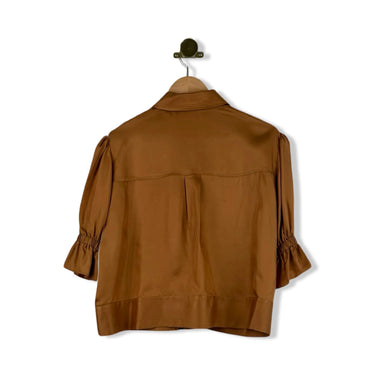 Cinq a Sept Satin Safari Top